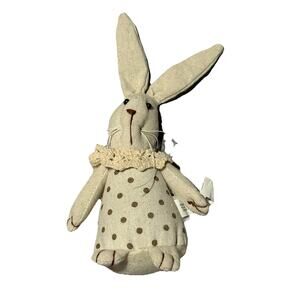 Ganz Cottonball Soft Plush Bunny Rabbit Stuffed Animal Hanging Decoration